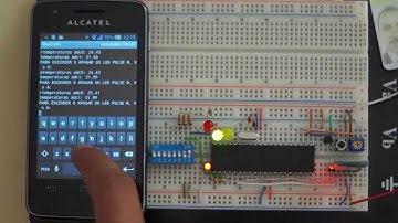 Demostración del taller comunicación y control con PIC microcontroller y Bluetooth