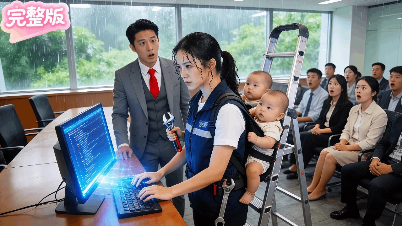 公司被黑客攻擊即將破産！不料冒雨修空调單親媽突然闖入，1秒幫總裁挽回上億損失！原來竟是隱世的天下第一黑客奇才！一番操作擄獲霸總心，瘋狂追妻！#热门短剧 #drama #chinesedrama