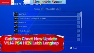 Cara Pakai/Pasang Gold Hen Cheat Terbaru Update Versi V1.14 2023 PS4 HEN Testing RE 4 Remakie V1.10 screenshot 4