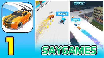 Drifty Race - Gameplay Walkthrough Part 1 New Release  (by SayGames) (iOS, Android) Hyper Casual🚗🚗🚗