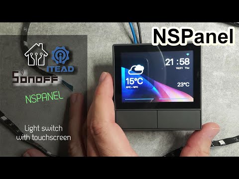 NSPanel - Light switch with a touchpanel from Sonoff