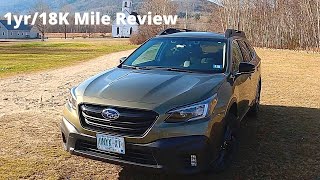 1 year 18000 Mile Review 2020 Subaru Outback Onyx XT