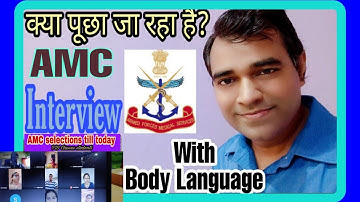 Army Doctor interview Body language |#AMC Interview important questions