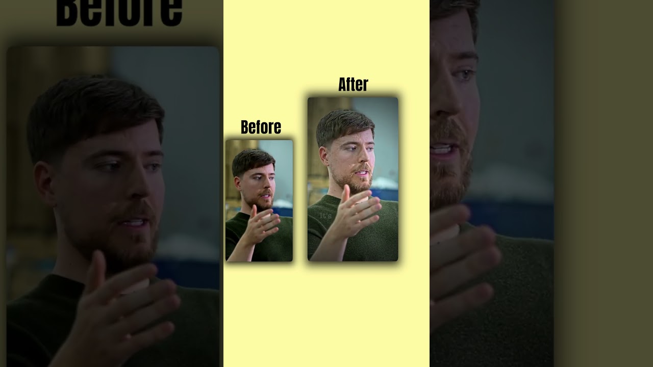 Mr.Beast Before and After our Edit