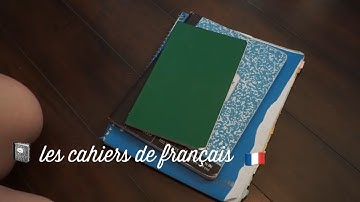 six years of french notes (flipthrough) (cc)