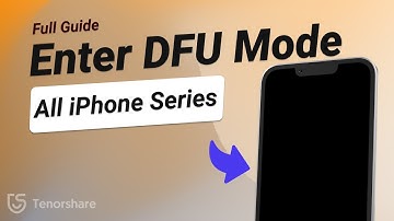 How to Enter DFU Mode on iPhone - All Series [Full Guide]