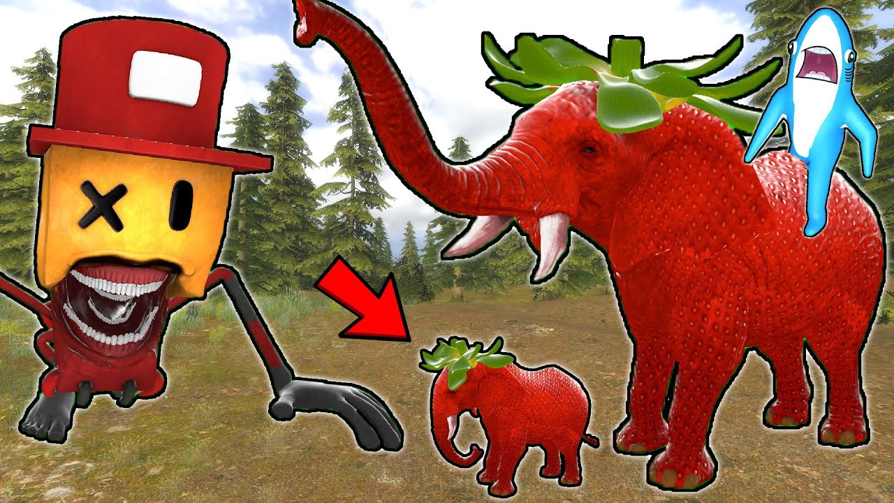 MAMA ELEFANT CAPSUNA A NASCUT PE BEBE ELEFANT CAPSUNA DAR SAMMY VREA SA IL MANANCE! OH NUUUU!