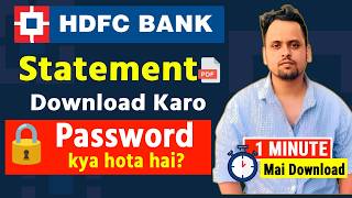 HDFC Bank Statement Download Kare | hdfc bank passbook download kare | HDFC bank Customer id check