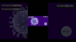 Hasil Project Build Game 2D Virus Shooter Unity screenshot 1