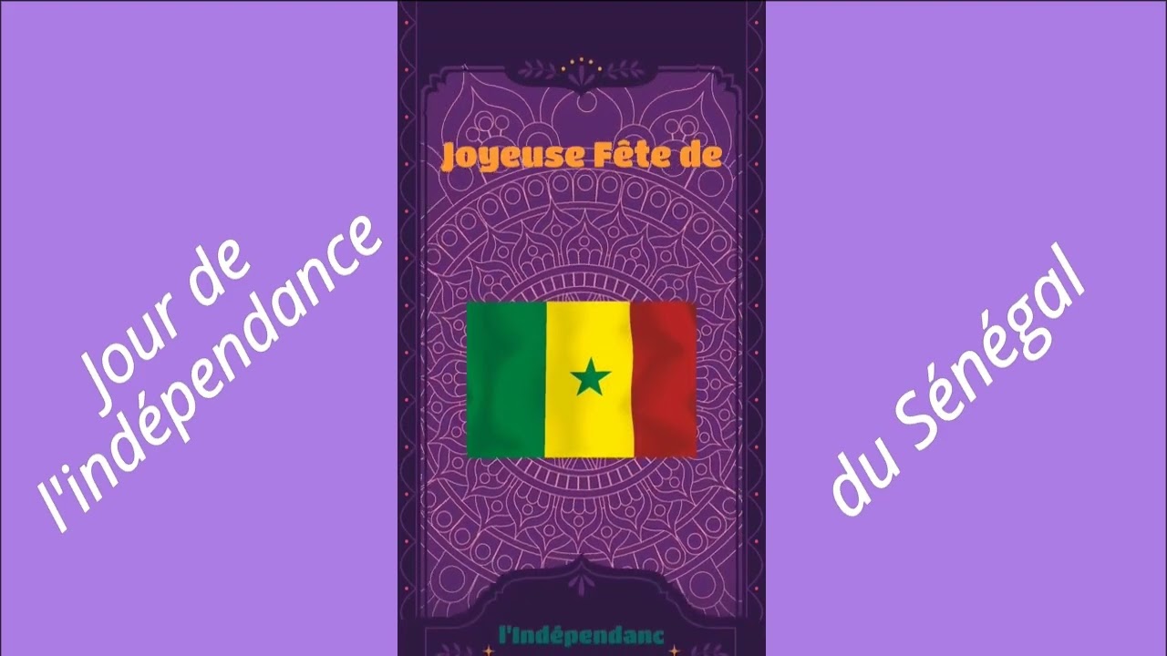 День независимости Сенегала! - Jour de l'Indépendance du Sénégal! - Senegal's independence Day!