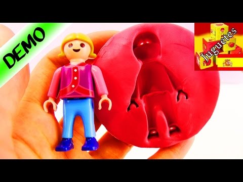 Molde de silicona | Figura de Playmobi | Molde para hacer figuras de jabón, plastilina y mucho más