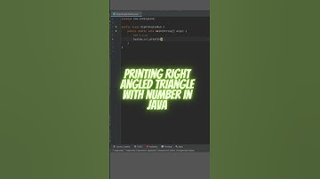 Printing a right angled triangle With Numbers in JAVA