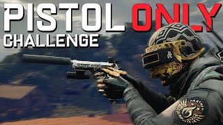 PISTOL ONLY CHALLENGE - P92 is actually insane! - PUBG