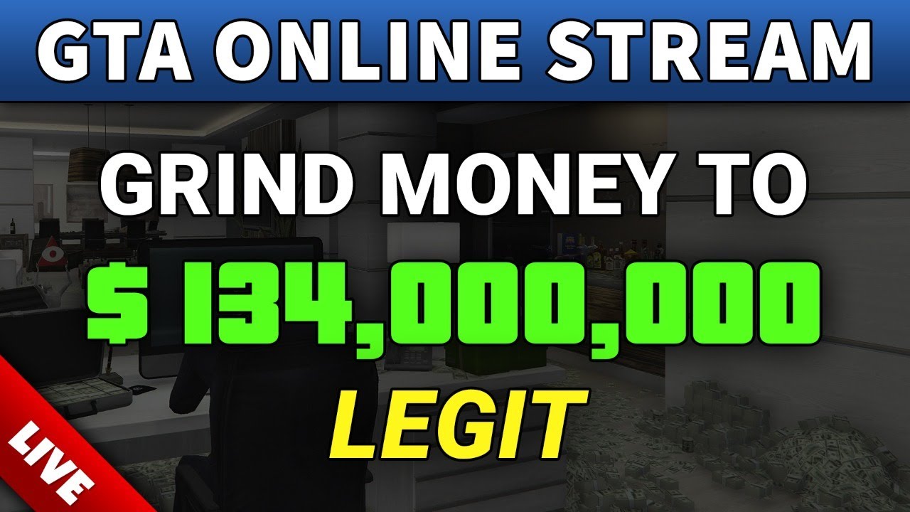 GTA Online GRINDING MONEY to 134,000,000 Live Legit SELL FULL BUNKER