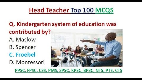 Top 100 meerkeuzevragen van schooldirecteuren | Meest herhaalde meerkeuzevragen van schooldirecte...