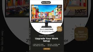 Best 2K Monitor 🔥 BenQ GW2790Q 27” QHD 100Hz Review | Perfect for Work, Coding &amp; Editing