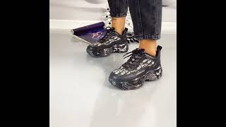 Pantofi sport damă 2087 Negru - MeiMei.Ro