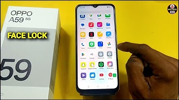 How To Set Face Lock Lock in OPPO A59 5G | OPPO A59 5G में Face Lock कैसे लगायें