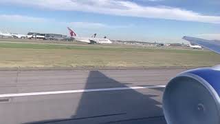Beautiful 777 Heathrow Takeoff With Turbofan Power