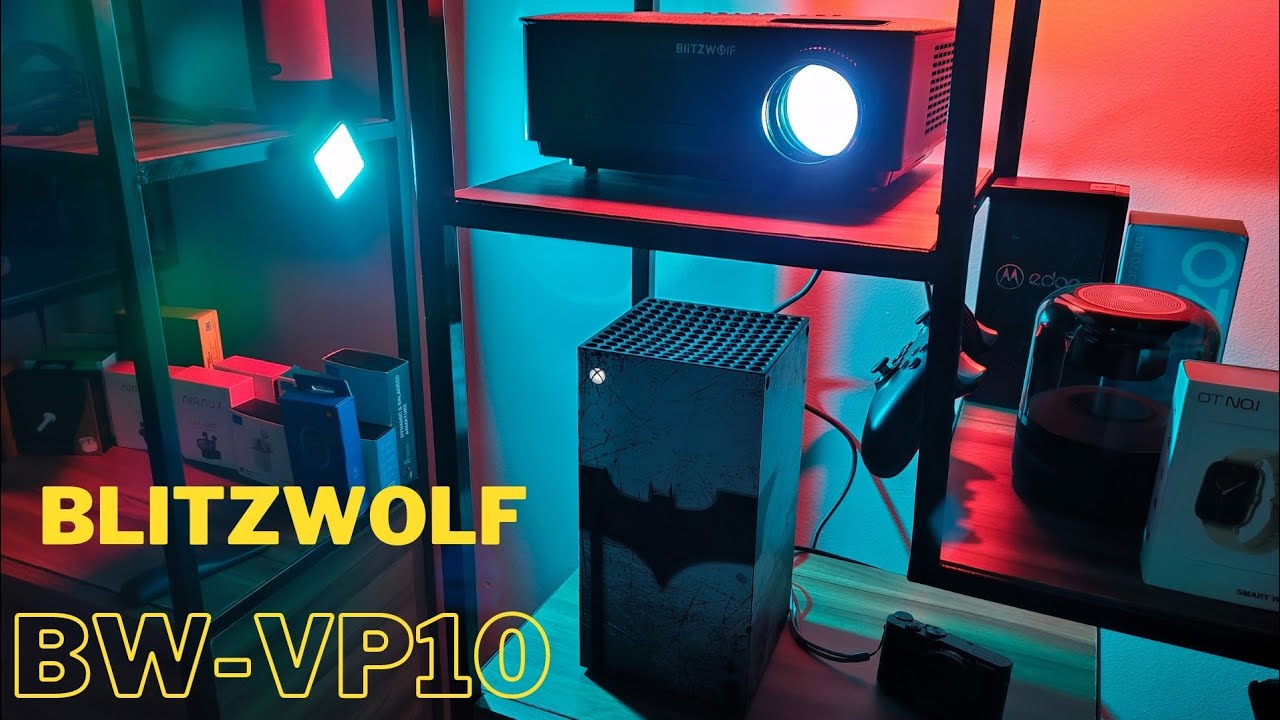 Melhor projetor que já testei da China! Blitzwolf BW-VP10