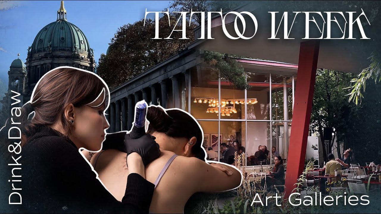 Week in a Life as a Tattoo Artist in Berlin 🖤🖋️ Artsy Vlog
