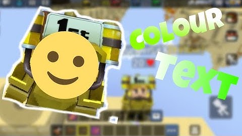 Colour Text In latest Blockman Go Version! ( Tutorial ) || Blockman Go Blocky Mods || Bedwars