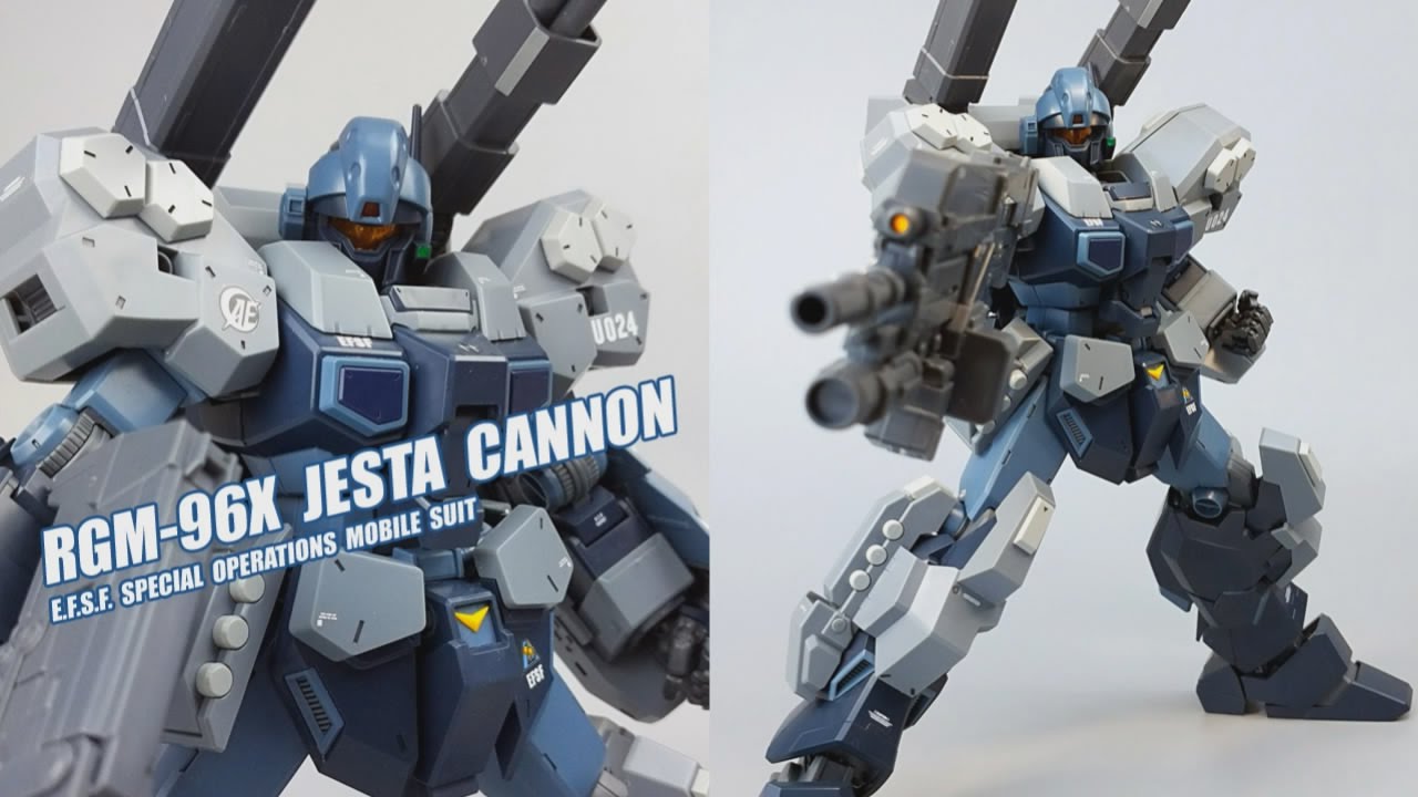 【評頭論足】BANDAI MG RGM-96X JESTA CANNON GUNPLA GUNDAM萬代網限MG 傑斯塔加農 鋼彈模型評測