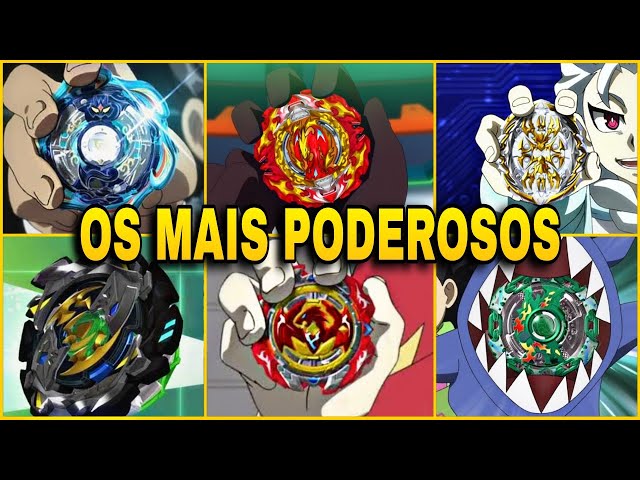 OS 7 BEYBLADES DE DEFESA MAIS PODEROSOS DE BEYBLADE BURST 