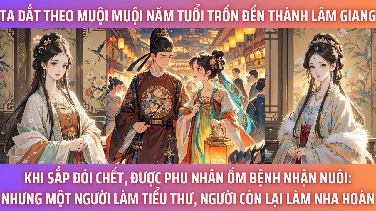 TA DẮT THEO MUỘI MUỘI NĂM TUỔI TRỐN ĐẾN THÀNH LÂM GIANG. KHI SẮP ĐÓI CH/ET, ĐƯỢC PHU NHÂN ỐM BỆNH