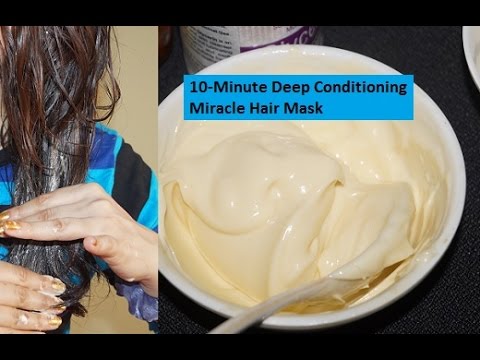 10-Minute Miracle Hair Mask for Dry  Damaged  Rough  amp  Frizzy Hair