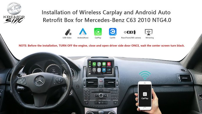 Wireless Carplay & Android Auto (W204) Mercedes C-Class (Pre-Facelift) –  DMP Car Design