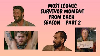 The Most Iconic Moment From Every Survivor Season - Part 2 (Seasons 21-41)