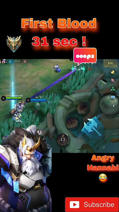 Franco Mobile Legend | First Blood In 31sec !!! new record 🔥