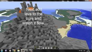 Minecraft Volcano