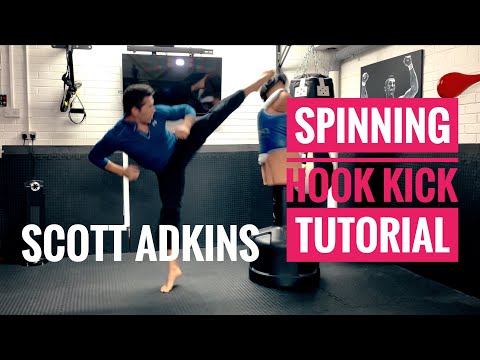 Scott Adkins Spinning Hook Kick Tutorial