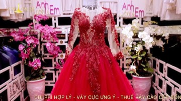 Váy cưới sắc đỏ sexy, quyến rũ | Chụp Ảnh Cưới Chuyên Nghiệp Tại HCM