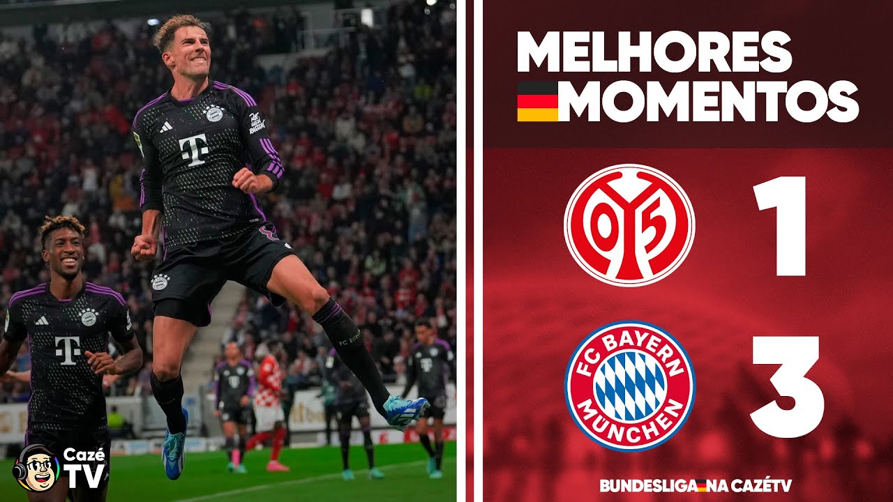 CAÇA AO LÍDER | MAINZ 05 1 X 3 BAYERN DE MUNIQUE | MELHORES MOMENTOS | RODADA 8 | BUNDESLIGA