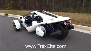 2022 T-rex RR White Magno with Peeka Blue Chassis Arrival www.TrexCite.com
