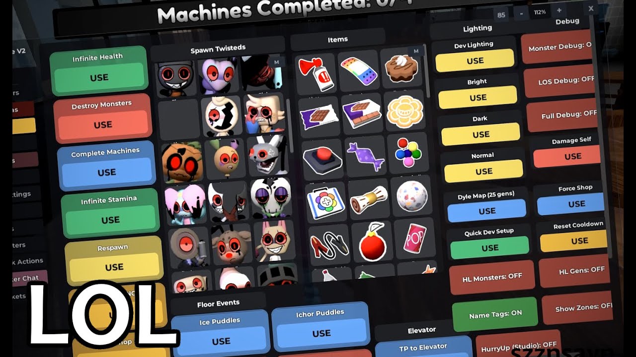 roblox dandy's world admin gui LEAKED