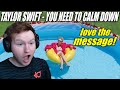 Taylor Swift - You Need To Calm Down REACTION!!