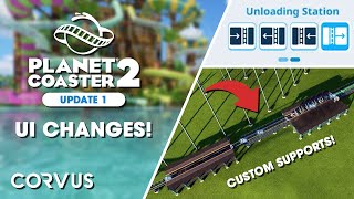 NEW FEATURES & FIXES! | Planet Coaster 2 Update 1