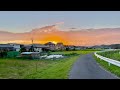 【4K】Sunset Walk in Japanese Countryside | Modern Japanese Houses in Suburban Nagoya Japan