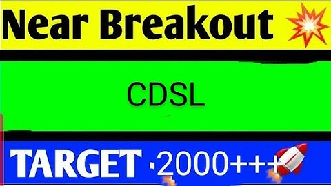 cdsl share news today, cdsl share analysis, cdsl share target