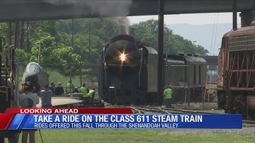 Take a ride on the Class 611 Steam Train