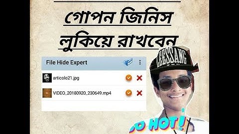 How to hide your personal video or image | Be using File Hide Expert | With Teach Badol
