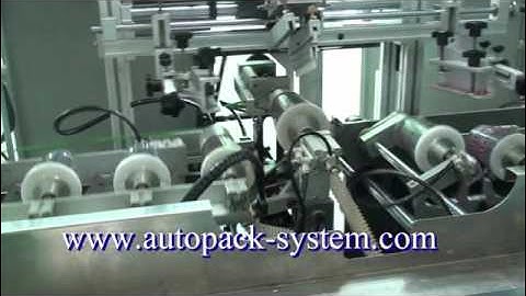 S102 1 color auto screen printer for plastic cup with robot unload