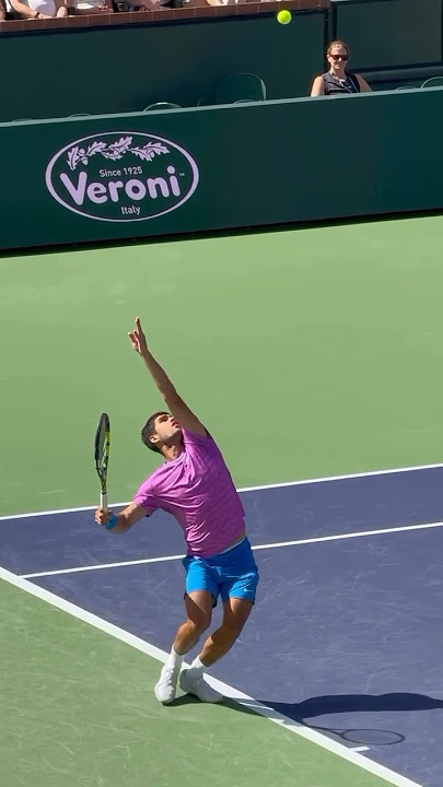 Carlos Alcaraz Serve in Slow-mo. It’s a thing of beauty. #tennis #serve #carlosalcaraz