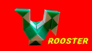 How to make Rooster using snake cube