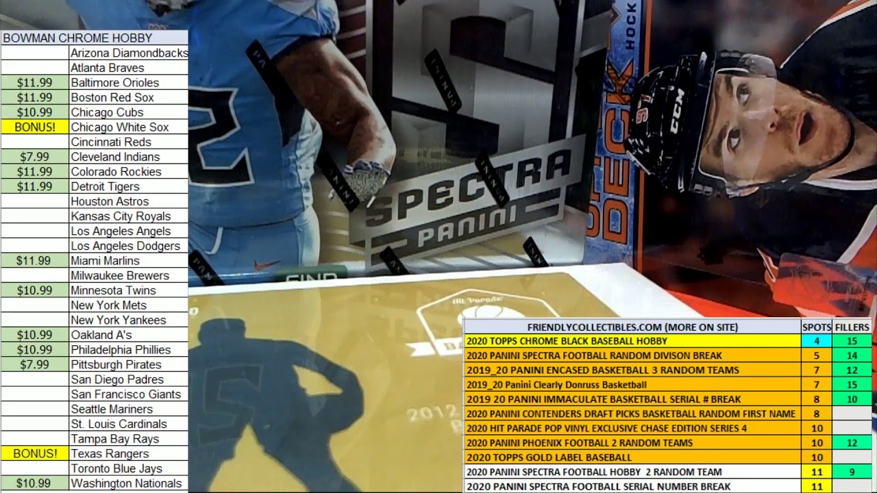 Hop in a Box Break with us @ FriendlyBoxBreaks.com