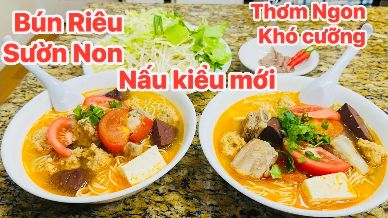 Bún Riêu Sườn Non ,nấu cách này ăn Bao ngon -Dung Richmond 🇺🇸